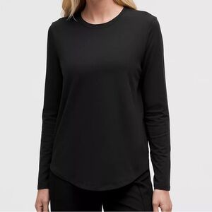 Lululemon Love Long Sleeve Pima Cotton Size 12 Hip Length Soft Basic Capsule